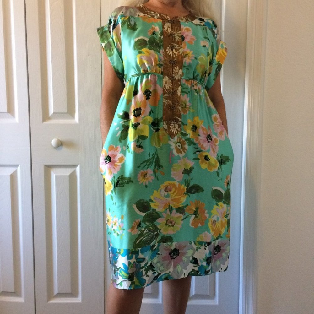 beautiful dress in silk